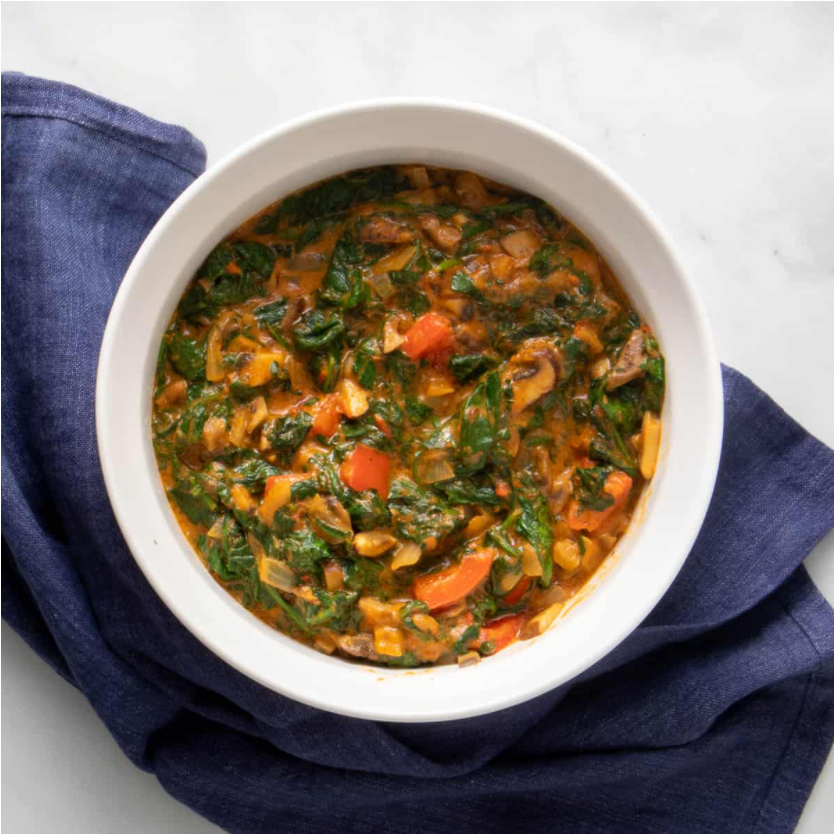 Vegan Efo Riro Spinach Stew Recipe